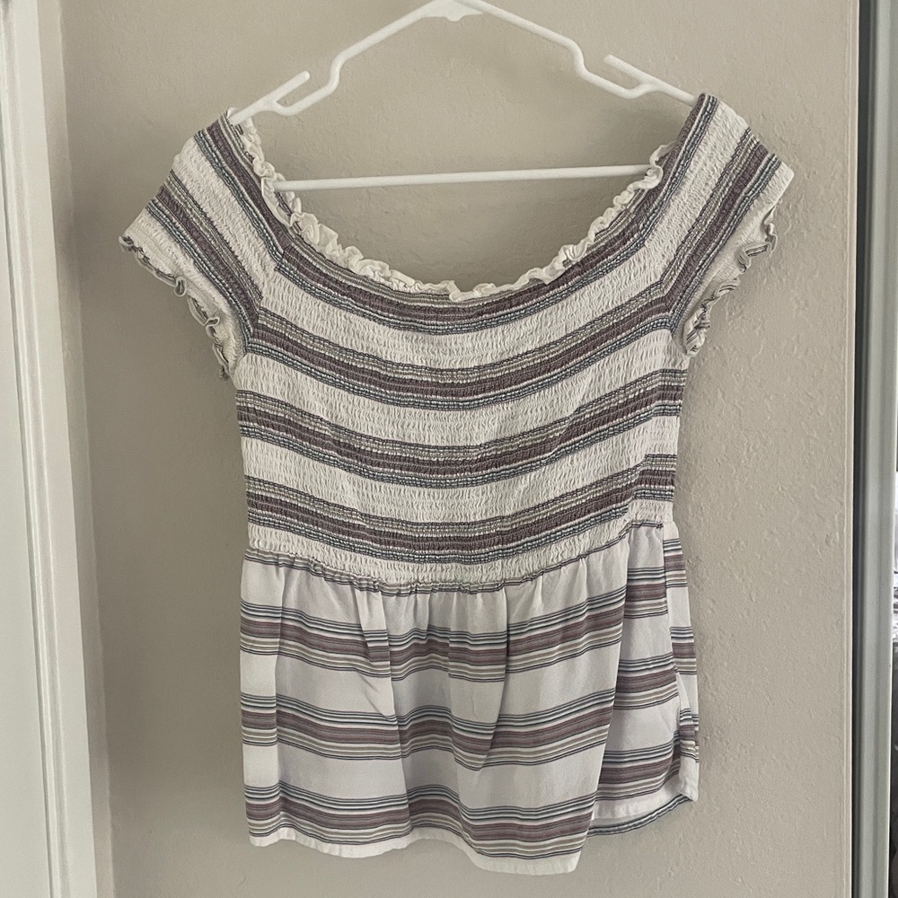 Harper heritage off the shoulder shirt size M